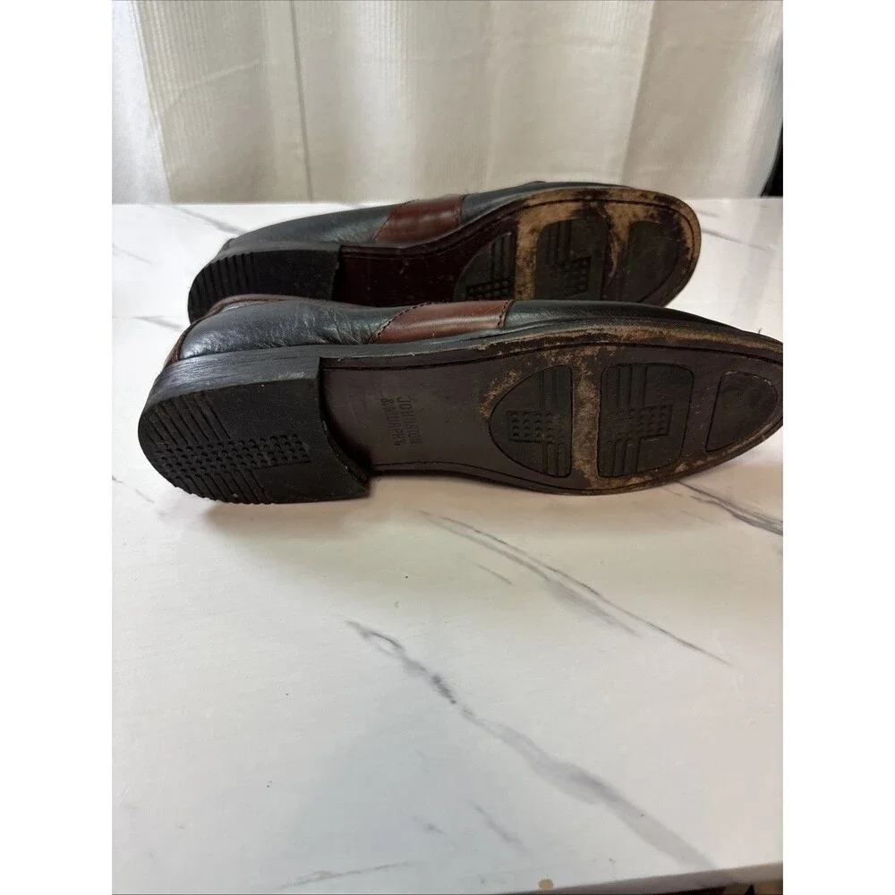 Johnston & Murphy Aragon Il Kiltie Tassel Loafer Men's 10M Brown Black Shoe
